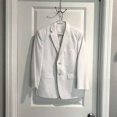 Michael Kors 2 Button Boys White Communion Suit